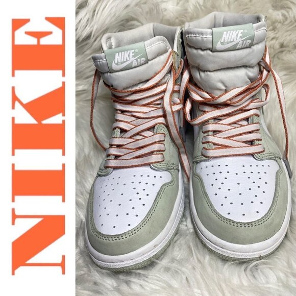 NIKE Air Jordan 1 High OG "Seafoam" Sneakers, Size 8 - Picture 13 of 13